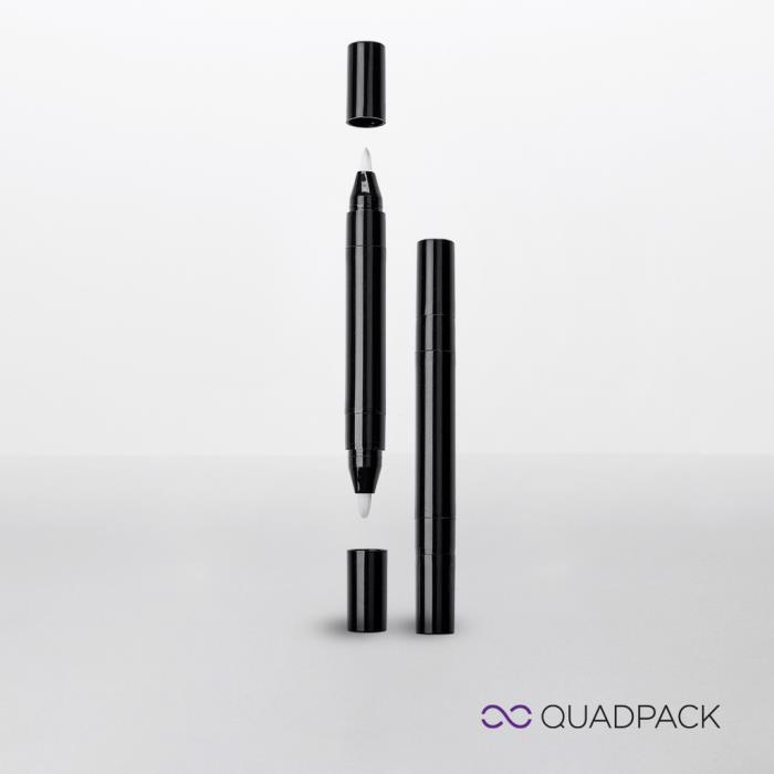 Plastic twist pen dual ended